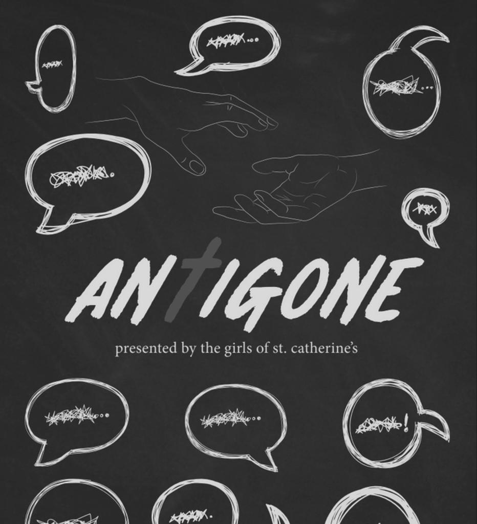 Antigone playbill front cover