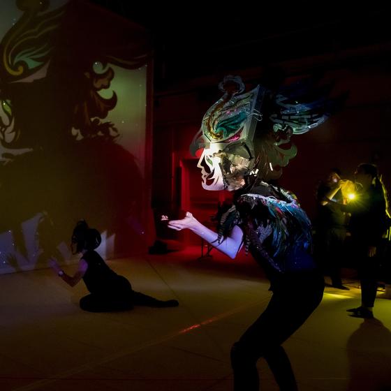 Shadow puppeteers bring Hamid Rahmanian's Song of the North to life.