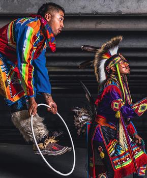 Indigenous Enterprise performs Indigenous Liberation at the Center for the Arts on April 29, 2023.